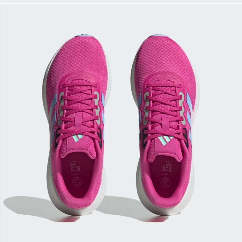 ADIDAS RUNFALCON WIDE 3 RUNNING SHOES SIZE 8 WIDE NIB 🏃🏻‍♀️ - Picture 2 of 4